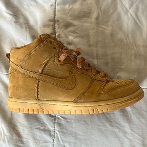 nike dunk high premium 'flax' shoes